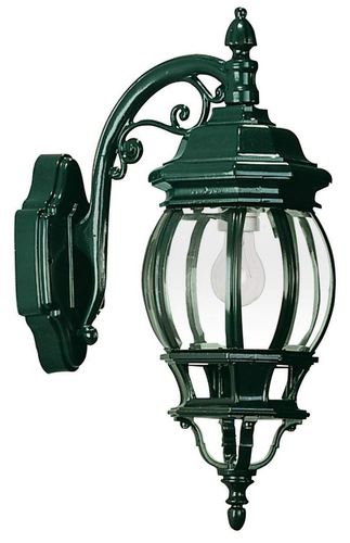 Casa Padrino Aluminium Kolonialstil Au�enwandleuchte Gr�n 16 x 27 x H. 42 cm - Nostalgische Au�enlaterne 