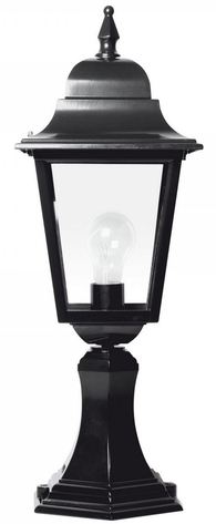 Casa Padrino Jugendstil Gartenlaterne / Gartenlampe 20 x 20 x H. 50 cm - Verschiedene Farben - Garten Terrassen Au�enlampe 