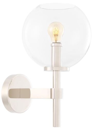 Casa Padrino Luxus Wandleuchte Silber 18 x 26 x H. 35 cm - Hotel & Restaurant Leuchte