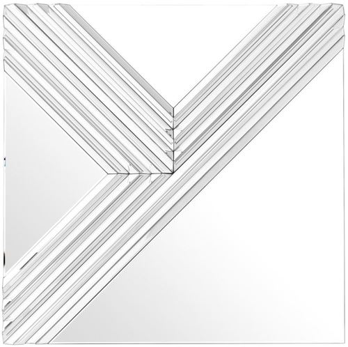 Casa Padrino Designer Spiegel / Wandspiegel 100 x H. 100 cm - Luxus M�bel