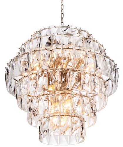 Casa Padrino Luxus Kristallglas Kronleuchter  80 x H. 80 cm - Edel & Prunkvoll