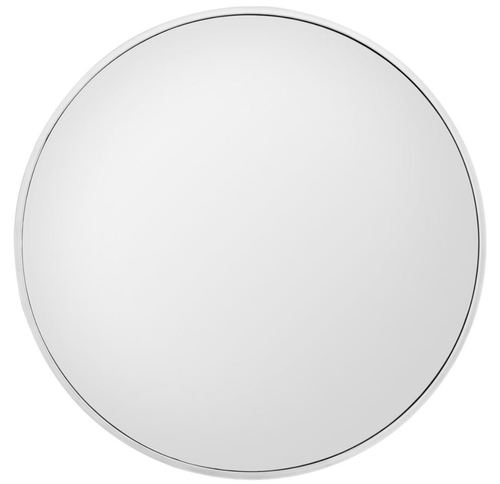 Casa Padrino Luxus Wandspiegel Silber  120 cm - Runder Luxus Spiegel