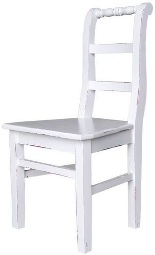 Casa Padrino Landhausstil Esszimmerstuhl 48 x 41 x H. 93 cm - Verschiedene Farben - K�chenstuhl im Shabby Chic Look