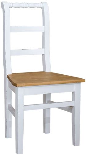 Casa Padrino Landhausstil Esszimmerstuhl 48 x 41 x H 93 cm - Verschiedene Farben - K�chenstuhl Shabby Chic Look 