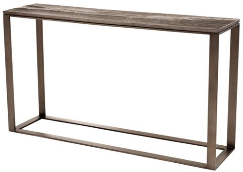 Casa Padrino Luxus Konsole / Konsolentisch Rosa-Bronze 140 x 35 x H. 78,5 cm - Luxus Qualit�t