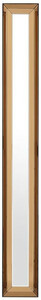 Casa Padrino Luxus Spiegel / Wandspiegel Bernsteinfarben 24,5 x 6,5 x H. 200,5 cm - Hotel M�bel