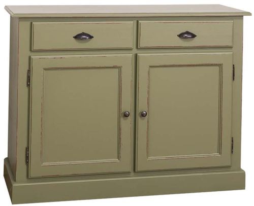 Casa Padrino Landhausstil Shabby Chic Massivholz K�chenschrank Antik Gr�n 120 x 45 x H.90 cm - K�chen Unterschrank im Landhausstil 