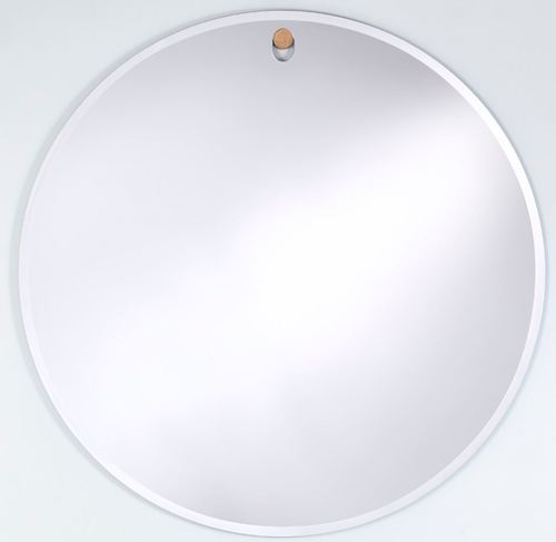 Casa Padrino Designer Wandspiegel  122,5 cm - Runder Luxus Spiegel