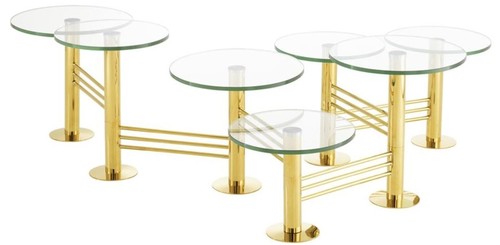 Casa Padrino Designer Wohnzimmertisch / Couchtisch Gold - Designer Wohnzimmerm�bel