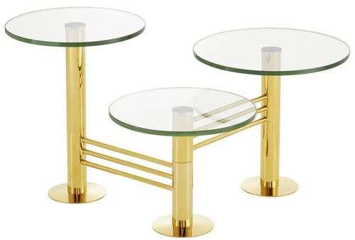 Casa Padrino Designer Wohnzimmer Beistelltisch Gold - Designer Wohnzimmerm�bel
