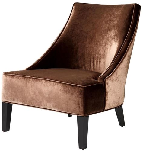 Casa Padrino Luxus Sessel gisches Orange / Schwarz 70 x 88 x H. 85 cm - Hotel Mbel