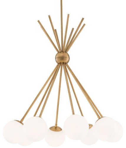 Casa Padrino Luxus Kronleuchter Antik Messing / Wei�  85 x H. 84 cm - Designerm�bel