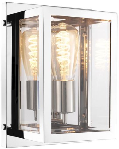 Casa Padrino Luxus Wandleuchte Silber 20 x 13 x H. 28 cm - Hotel & Restaurant Leuchte