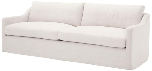 Casa Padrino Luxus Wohnzimmer Sofa Wei� 230 x 100 x H. 75 cm - Wohnzimmerm�bel