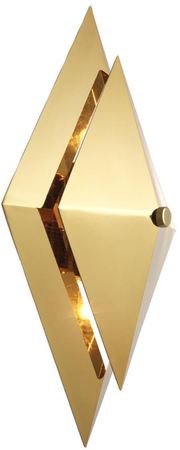 Casa Padrino Luxus Wohnzimmer Wandleuchte Gold 26 x 11,5 x H. 39 cm - Designer Leuchte