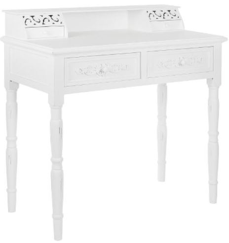 Casa Padrino Landhausstil Sekret�r Antik Wei� 95 x 45 x H. 87 cm - Landhausstil M�bel im Shabby Chic Look