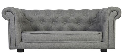 Casa Padrino Luxus Chesterfield Hunde & Katzen Sofa 90 x 48 x H. 34 cm - Verschiedene Farben - Luxus Tierm�bel