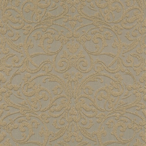 Casa Padrino Barock Textiltapete Braun / Gold - 10,05 x 0,53 m - Stofftapete mit strukturierter Oberfl�che