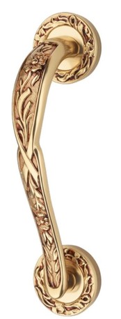 Casa Padrino Jugendstil T�rgriff Set Franz�sisches Gold 5,3 x 23 cm - Luxus Qualit�t