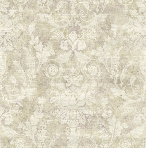 Casa Padrino Barock Papiertapete Beige / Creme - 10,00 x 0,52 m - Edle Mustertapete im Barockstil
