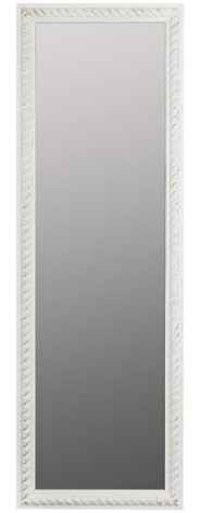 Casa Padrino Barock Wandspiegel Antik Wei� / Gold 62 x H. 187 cm - Barock Spiegel