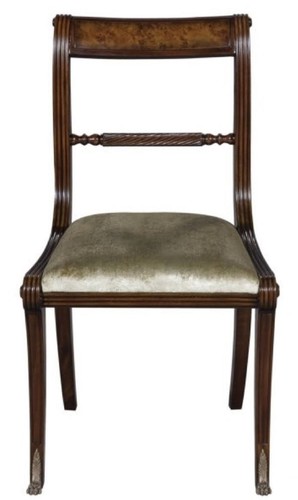 Casa Padrino Luxus Barock Esszimmerstuhl Braun / Gold 50 x 51 x H. 86 cm - Luxus Qualit�t