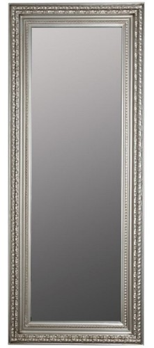 Casa Padrino Barock Wandspiegel Silber 60 x H. 150 cm - Handgefertigter Spiegel im Barockstil