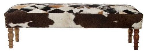 Casa Padrino Luxus Wohnzimmer Sitzbank Mehrfarbig 125 x 37 x H. 40 cm - Luxus Wohnzimmerm�bel