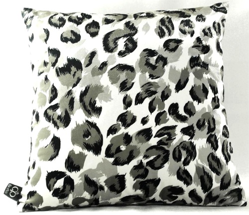 Casa Padrino Luxus Wohnzimmer Deko Kissen Milwaukee Wei� / Schwarz / Grau 45 x 45 cm - Feinster Samtstoff - Luxus Kollektion