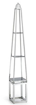 Casa Padrino Luxus Wohnzimmer Regalschrank Silber / Schwarz 28 x 28 x H. 170 cm - Wohnzimmerschrank 