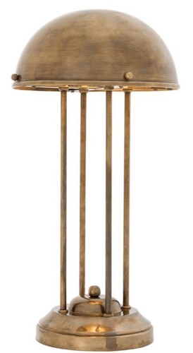 Casa Padrino Luxus Schreibtischleuchte Vintage Messingfarben  26,5 x H. 50 cm - Luxus Qualit�t