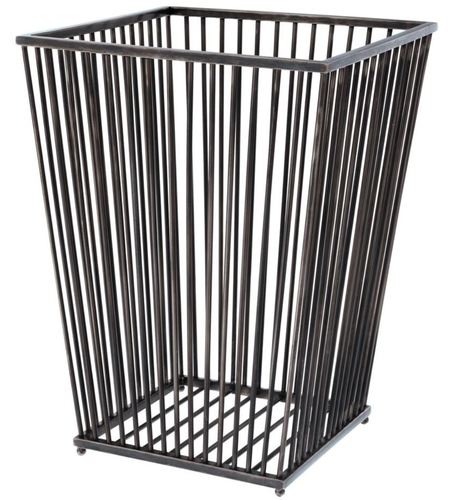 Casa Padrino Luxus Edelstahl W�schekorb Bronze 30 x 30 x H. 40,5 cm - Luxus Kollektion