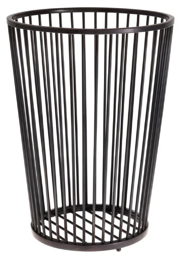 Casa Padrino Luxus Edelstahl W�schekorb Bronze  30 x H. 40,5 cm - Luxus Badezimmer Accessoires