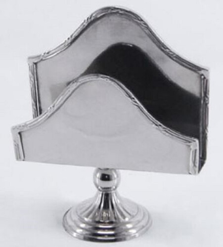 Casa Padrino Luxus Serviettenhalter Silber 13 x 5 x H. 16 cm - Hotel & Restaurant Accessoires