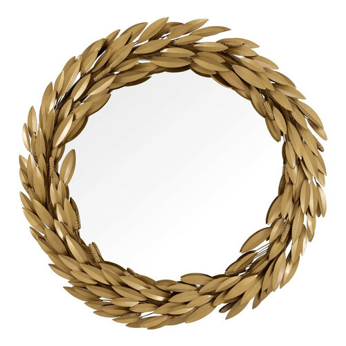 Casa Padrino Luxus Spiegel in Antik Gold  86 cm - Luxus Wohnzimmer Spiegel