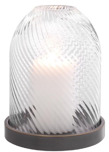 Casa Padrino Luxus Kerzenleuchter Bronze  22,5 x H. 28,5 cm - Hotel & Restaurant Accessoires