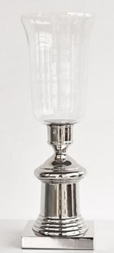 Casa Padrino Luxus Kerzenleuchter Silber  17 x H. 55 cm - Hotel & Restaurant Accessoires