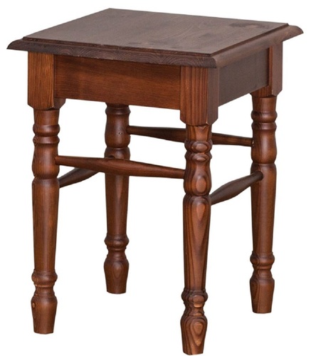 Casa Padrino Landhausstil Hocker Braun 35 x 35 x H. 45 cm - Landhausstil M�bel