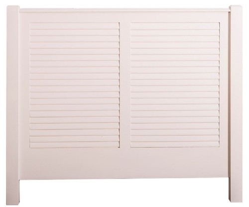 Casa Padrino Landhausstil Massivholz Bett-Kopfteil Cremefarben 160 x H. 126 cm - Schlafzimmerm�bel im Landhausstil