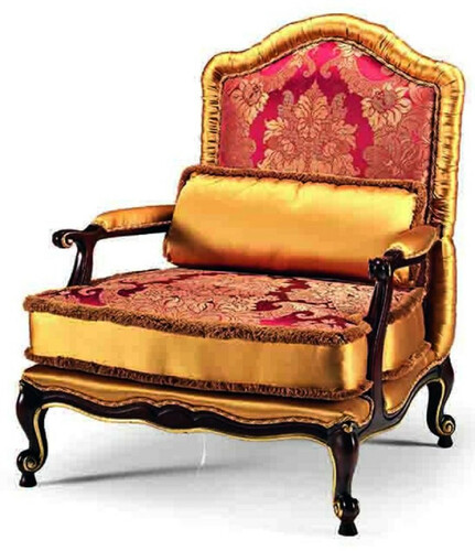 Casa Padrino Luxus Barock Sessel Bordeauxrot / Gold / Dunkelbraun - Barockstil Wohnzimmer Sessel - Barock M�bel - Barock Wohnzimmer & Hotel M�bel - Luxus Qualit�t - Made in Italy