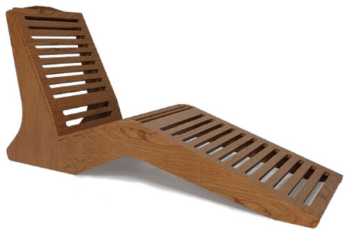 Casa Padrino Luxus Liege Braun 168 x 56 x H. 91 cm - Handgefertigte Gartenliege - Poolliege - Saunaliege - Garten M�bel - Pool M�bel - Sauna M�bel - Luxus Qualit�t - Made in Italy