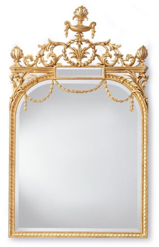 Casa Padrino Luxus Barock Spiegel Gold - Prunkvoller italienischer Barockstil Wandspiegel - Luxus M�bel im Barockstil - Prunkvolle Barock M�bel - Made in Italy - Luxus Barock Interior