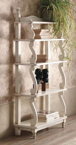 Casa Padrino Luxus Jugendstil Regalschrank Antik Cremewei� - Made in Italy