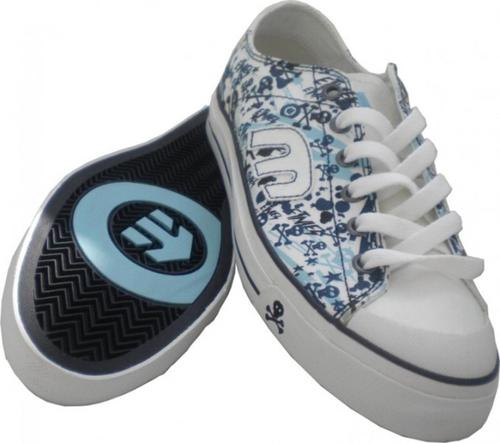 Etnies Schuhe Bernie White/Blue Skulls EU 37.5