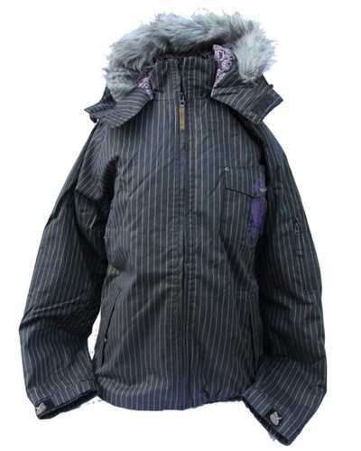 NC Collective Winter Skateboard Jacke  - Parka Stripes