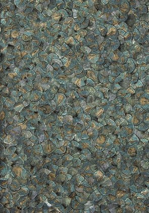 Harald Gl��ckler Designer Barock Tapete 52555 - Design Federn silber gold metallic