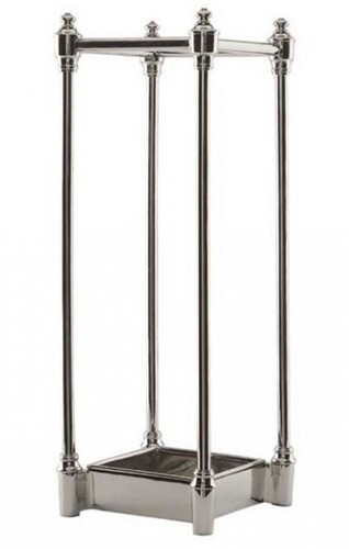 Casa Padrino Luxus Schirmst�nder Nickel Finish - Luxus Kollektion