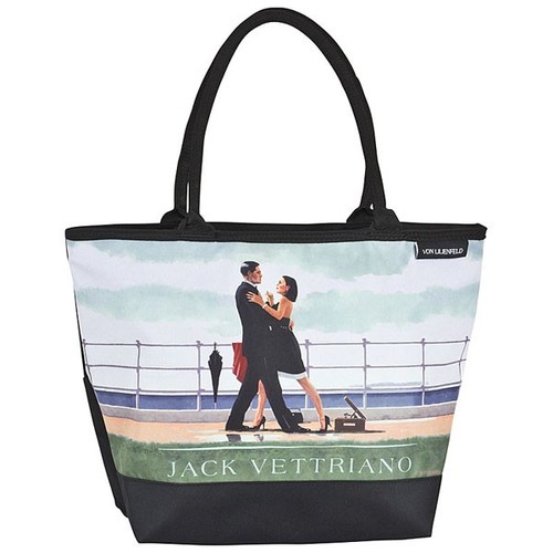 Designer Shoppertasche mit dem Motiv des schottischen K�nstlers Jack Vettriano Der Walzer am Jahrestag - Elegante Tasche - Luxus Design