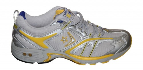 Converse Skateboard Schuhe Ride Ox M Silver/ Runner Yellow/ Royal  sneakers Shoes