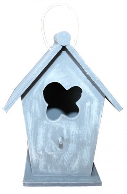 Casa Padrino Designer Vogelhaus Blau-  Vogelpalast